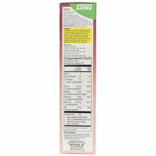 Floravital Iron + Herbs Liquid Extract, SAL
